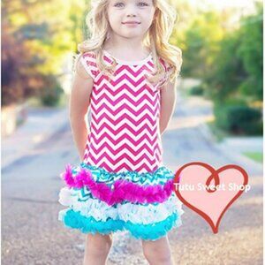 Toddler Girl Summer Tutu Dress Size 1-2T